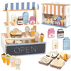 MAMABRUM Składany Sklepik Drewniany Kawiarnia Cukiernia Z Akcesoriami