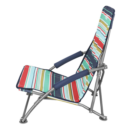 Leżak Ogrodowy Plażowy Składany Fotel Turystyczny Do Ogrodu + Pokrowiec