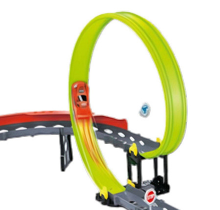 Tor Wyścigowy Samochodowy Pull Back Dla Dzieci + Samochód