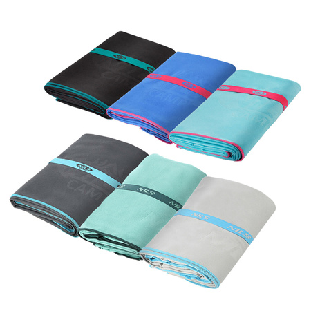 Ręcznik Szybkoschnący Z Mikrofibry Plażowy 200x90 cm + Zawieszka NILS