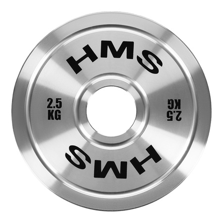 Talerz Obciążenie Olimpijskie Na Gryf Sztangę Chromowana Stal HMS 2.5 kg