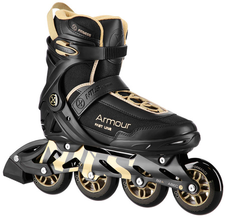 Rolki Rekreacyjne Łyżworolki Kauczukowe Kółka Dla Dorosłych Nils Extreme