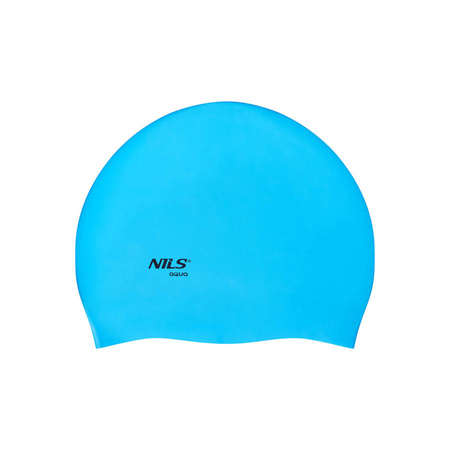NILS Zestaw Dla Dziecka NiebieskIe Okularki + Niebieski Czepek Pływacki