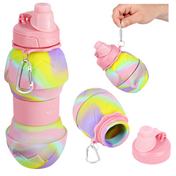 Butelka Sportowa Bidon Silikonowy Składany 700 ml NILS