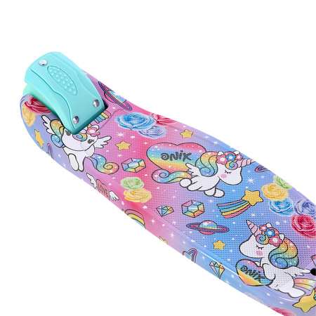 Hulajnoga Trójkołowa Balansowa Dla Dzieci Regulowana Wysokość Kółka LED