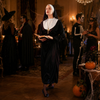 Strój Zakonnica Przebranie Halloweeen Habit Dla Kobiet Siostra Zakonna