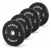 HMS Talerze Olimpijskie Na Gryf Gumowane Bumper 4x5 kg