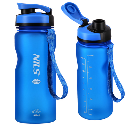 NILS Butelka Tritanowa Sportowa Na Wodę BPA FREE 600 ml