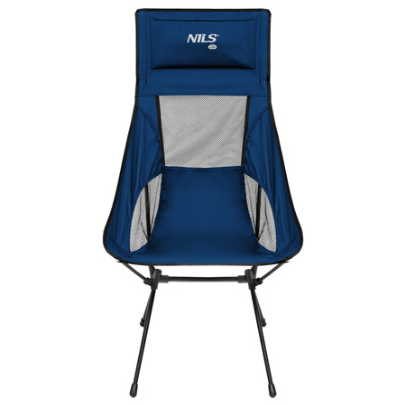 Krzesło Turystyczne Składane Kempingowe Plażowe Ogrodowe + Pokrowiec NILS
