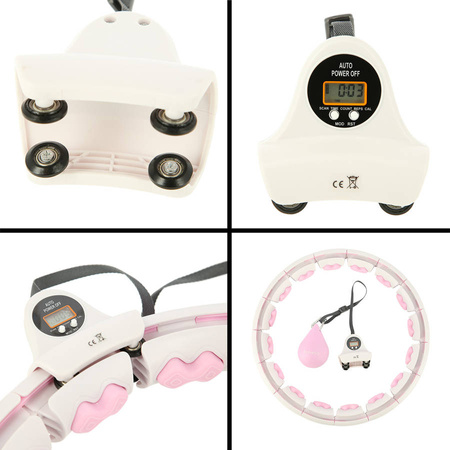 HMS Hula Hop Odchudzające Z Obciążeniem i Licznikiem + Pas