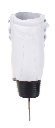 Łyżwy Figurowe Damskie Klasyczne Sznurowane Białe VIVO