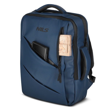Plecak Miejski Turystyczny Trekkingowy Sportowy Z Miejscem Na Laptopa USB 15 L NILS