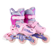 Rolki Regulowane Łyżworolki Rekreacyjne Dziecięce Różowe Nils Extreme