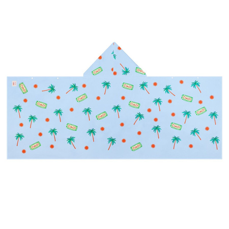 Ręcznik Plażowy Szybkoschnący Z Mikrofibry Z Kapturem 175 x 70 cm SPOKEY