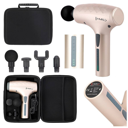 Pistolet Do Masażu Ciałą Pleców Masażer Mięśni Wibracyjny Massage Gun HMS