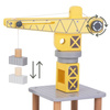 Dźwig Portowy Ruchomy Z Magnetyczną Wciągarką Zabawka Edukacyjna Dla Dzieci