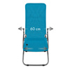 Leżak Ogrodowy Plażowy Basenowy Kempingowy Fotel Składany Turystyczny NILS