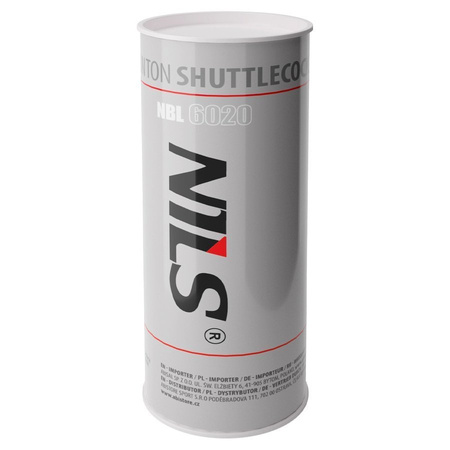 NILS Komplet 3x Lotki Do Gry W Badmintona Nylonowe