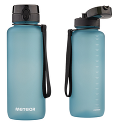 Butelka Sportowa Bidon Na Wodę Z Miarką Tritanowa Z Ustnikiem 1500ml METEOR