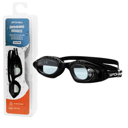 Okularki Pływackie Na Basen Dla Dziecka Do Pływania ANTI-FOG Czarne SPOKEY