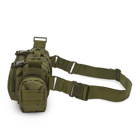 Saszetka Nerka Biodrowa Na Ramię Czarna Miejska Na Pasku Do Biegania 5 L