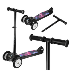 Hulajnoga Trójkołowa Dla Dzieci Balansowa Czarna Lekka Do 50 kg Nils Fun