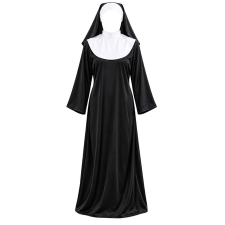 Strój Zakonnica Przebranie Halloweeen Habit Dla Kobiet Siostra Zakonna