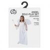 Strój Aniołka Przebranie Sukienka i Skrzydła Na Jasełka Dla Dziecka GODAN