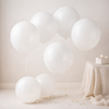 Balony Białe Klasyczne Pastelowe Balony 19" na Ślub Wesele GEMAR 50 szt.