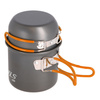NILS Menażka Turystyczna Harcerska Wojskowa Garnek Z Przykrywką + Sztućce