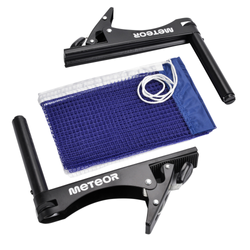 Siatka + Uchwyty Zestaw Do Tenisa Stołowego Ping Ponga METEOR CLIP