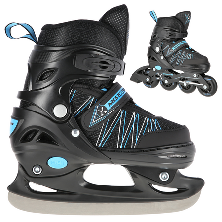 NILS 2w1 Łyżworolki Rolki Rekreacyjne Łyżwy Regulowane