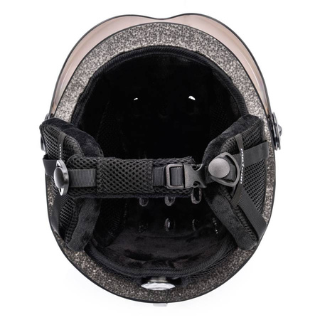 Kask Zimowy Narciarski Snowboardowy Z Szybką METEOR