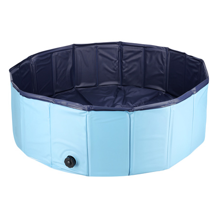 Basen Dla Psa Zwierząt Składany Ogrodowy 100x30 cm Kojec Do Kąpieli NILS