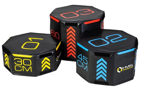 HMS Zestaw 3 Skrzyń Plyometrycznych Oktagonalnych
