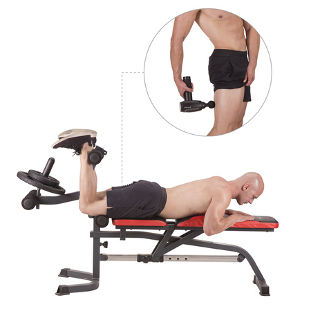 Pistolet Do Masażu Ciała Pleców Masażer Mięśni Massage Gun 6 Końcówek HMS