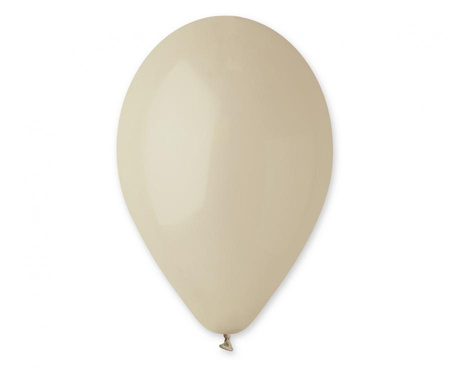 Balony Lateksowe Klasyczne Pastelowe Beżowe Na Urodziny 10" - 100 szt.	