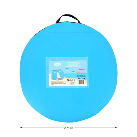 NILS Namiot Plażowy Samorozkładający Wodoodporny