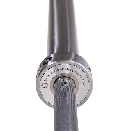 HMS Gryf Olimpijski Prosty Sztanga 220 cm + 2 Zaciski Szczękowe