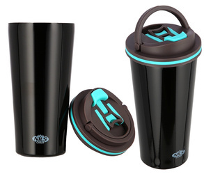 Kubek Termiczny Termos Turystyczny Stalowy Butelka Na Kawę Herbatę 500 ml