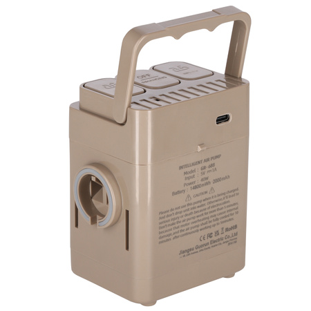 Materac Kempingowy Do Spania Dwuosobowy Z Wbudowaną Pompką Elektryczną