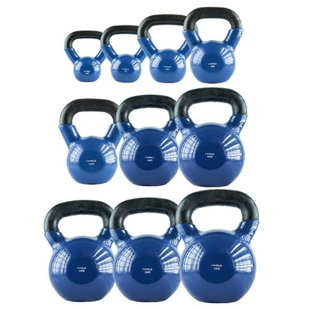 HMS Hantla Kettlebell Żeliwna Pokryta Winylem 28 kg