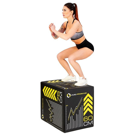 Skrzynia Plyometryczna Do Ćwiczeń Fitness Treningu Crossfit Antypoślizgowa