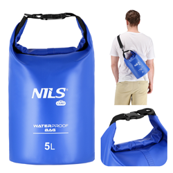 Worek Plecak Wodoodporny Wodoszczelny DRY BAG Żeglarski 5 L NILS CAMP