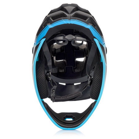 Kask Rowerowy Regulowany Na Hulajnogę Full Face Szczękowy Odpinany METEOR