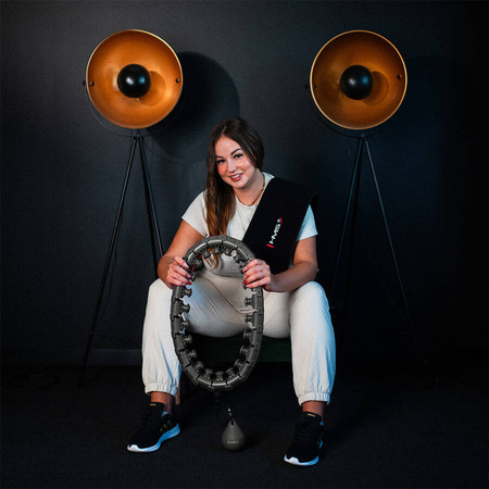 HMS Hula Hop Odchudzające Z Wypustkami i Obciążnikiem + Pas