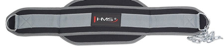 HMS Dip Belt Pas Obciążeniowy Kulturystyczny + Talerz Olimpijski 5 kg