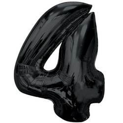 Balon Foliowy Dekoracja Na Urodziny Rocznice Jubileusze Cyfra 4 GODAN 92 cm