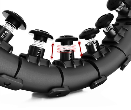 HMS Hula Hop Odchudzające Z Wypustkami i Obciążnikiem Plus Size