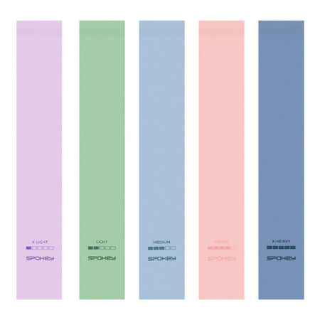 SPOKEY Zestaw Gum Taśm Do Ćwiczeń Fitness Crossfit